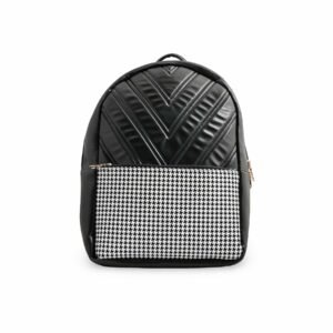 Blkwht Formal Backpack P55768